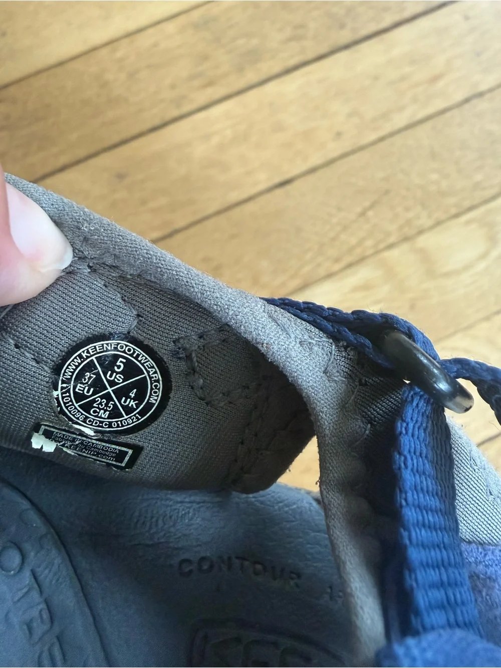 Keen Kids Navy Seacamp II CNX Closed Toe Sandals